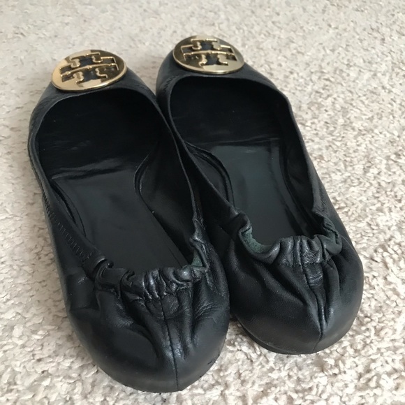 Tory Burch Reva Flats - Black 8.5 - Picture 4 of 10